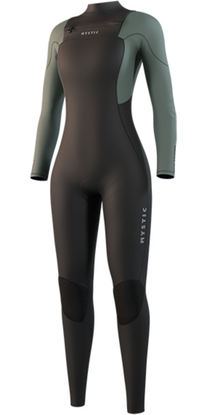 2026 Mystic Womens Star 5/3mm Chest Zip Wetsuit 35000.250050 - Dark Olive